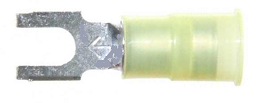 MNG108FBK Block Spade 12-10 #8 AWG Insulation Grip Bag of 50 - Click Image to Close